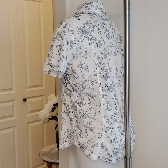 NWT Coupe light cotton floral shirt Medium Large - Picture 4 of 13